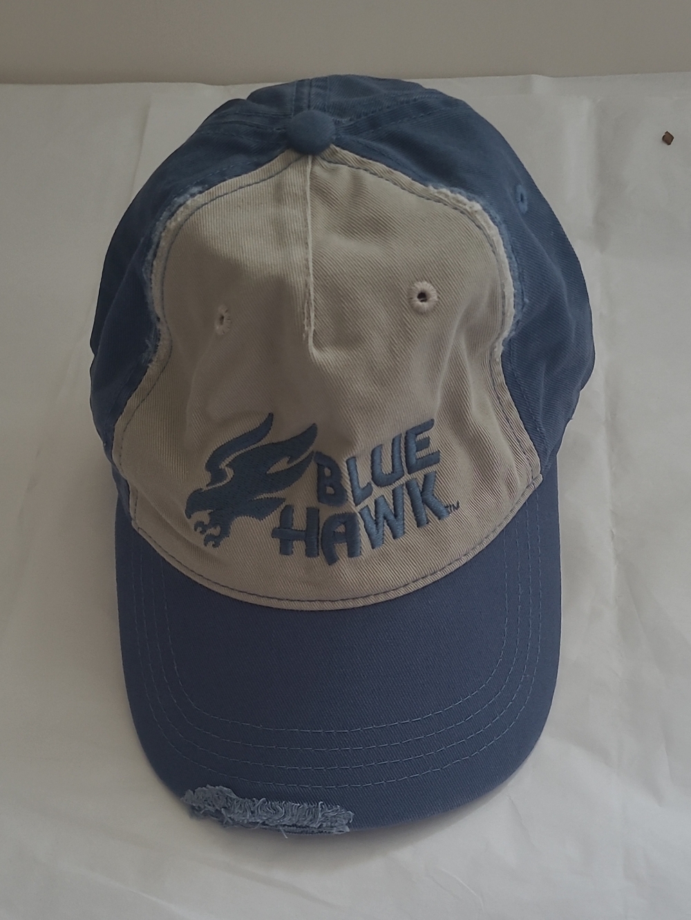 Lowes Blue Hawk Two-Tone Baseball Cap - Blue & Khaki